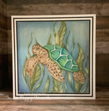 Sweet Poppy Stencil: A6 Stamp, Turtle