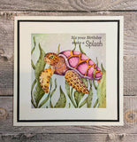 Sweet Poppy Stencil: A6 Stamp, Turtle