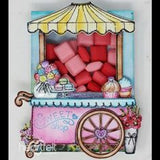 Heartfelt Creations, Sugarspun Collection, Cling Stamps & Dies Set Combo, Sweet Shoppe