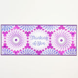 Crafter's Workshop, Layered Card Stencil 8.5"X11", Slimline Layered Triple Flowers