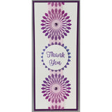 Crafter's Workshop, Layered Card Stencil 8.5"X11", Slimline Layered Triple Flowers