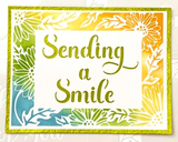 Crafter's Workshop, Layered A2, Sunflowers Vines Frames Stencil