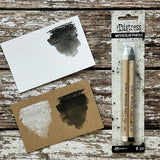 Tim Holtz Distress Watercolor Pencil 2/Pkg, Picket Fence & Black Soot