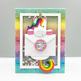 Taylored Expressions, Stamps & Die Combo, I'm a Hugger - Unicorn