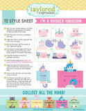 Taylored Expressions, Stamps & Die Combo, I'm a Hugger - Unicorn