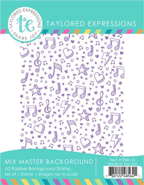 Taylored Expressions, Cling Stamps, Mix Master Background (TEBB143)