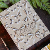 Taylored Expressions, Embossing Folder, 6"x6", Fluttering Friends (TEEF70)
