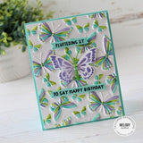Taylored Expressions, Embossing Folder, 6"x6", Fluttering Friends (TEEF70)