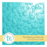 Taylored Expressions, Embossing Folder, 6"x6", Fluttering Friends (TEEF70)