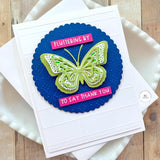 Taylored Expressions, Cling Stamp, Beautiful Butterfly Wings (TEMD270)