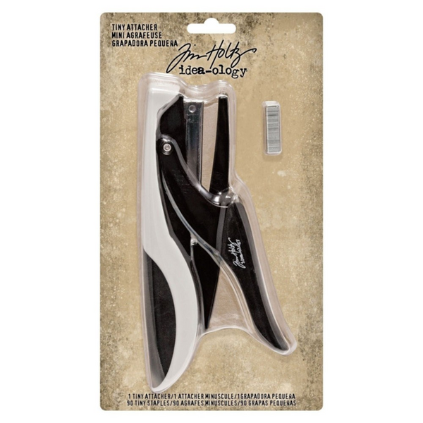 Tim Holtz Idea-Ology, Tiny Attacher Stapler W/(100) .25" Staples (TH92800)