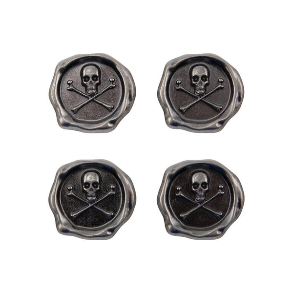 Tim Holtz dea-Ology Metal Shape Seals 4/Pkg, Halloween