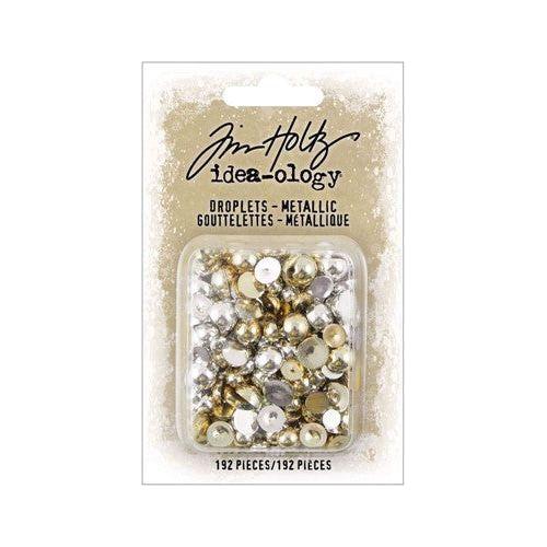 Tim Holtz Idea-Ology, Droplets 192/Pkg, Metallic (TH94289)