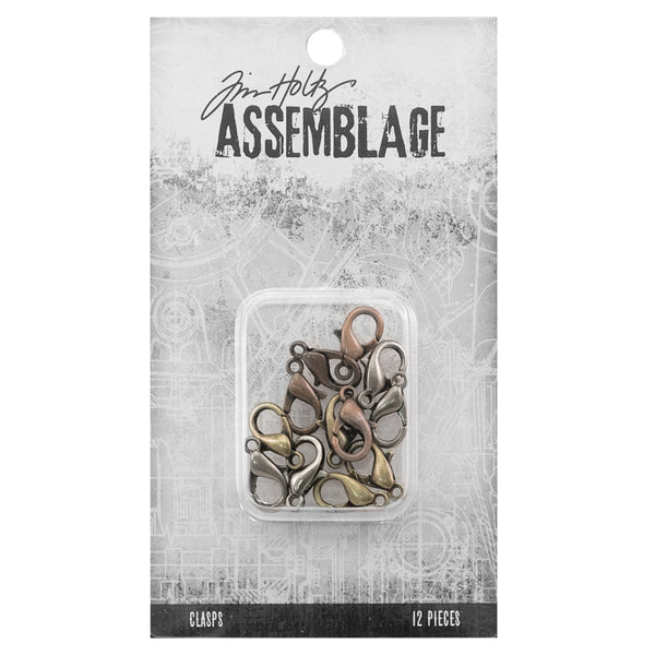 Tim Holtz Assemblage, Lobster Claw Assortment, Clasps (THA20051)