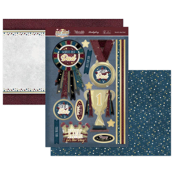 Hunkydory, World's Best Dad Luxury Topper Set