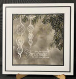 Sweet Poppy Stencil: A6 Stamp, Victorian Bauble