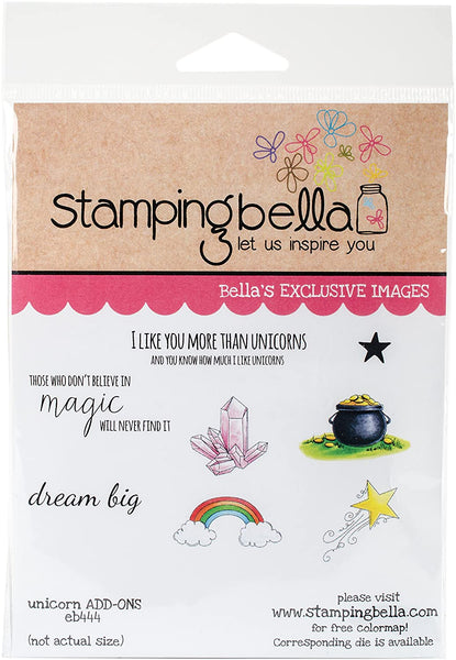 Stamping Bella Cling Stamps, Unicorn Add-Ons (8 pcs)