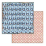 Stamperia Backgrounds Double-Sided Paper Pad 12"X12" 10/Pkg, Vintage Library, 10 Designs/1 Each