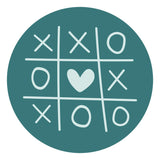 Spellbinders Wax Seal Stamp, Sealed by Spellbinders - Sealed with Love, Heart Tic Tac Toe (WS-056)(