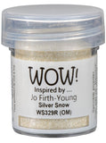 WOW! Embossing Glitter, Silver Snow