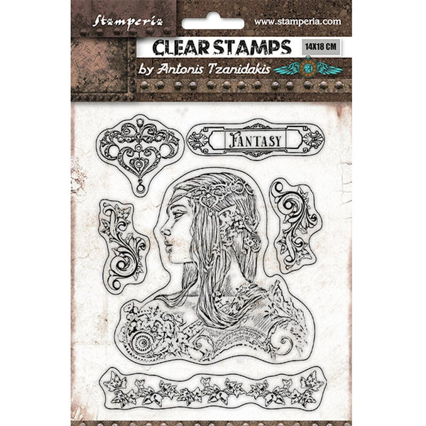 Stamperia, Magic Forest Collection, Clear Stamps by Antonis Tzanidakis, Amazon