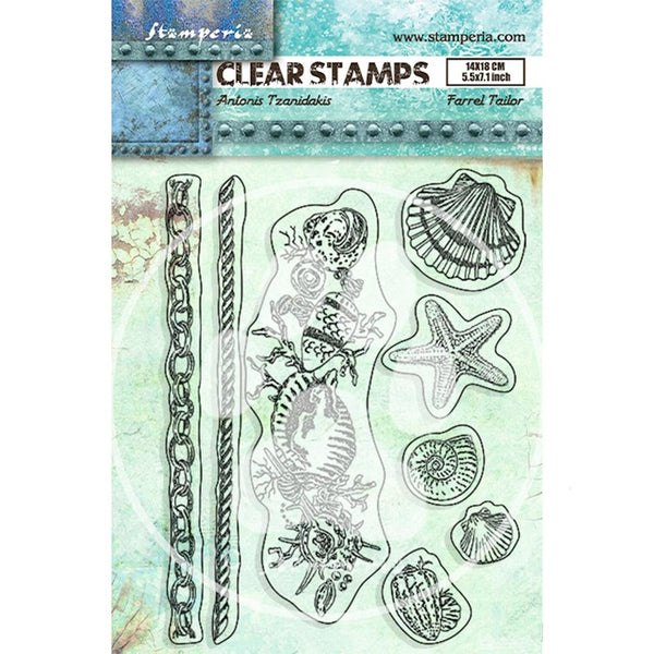 Stamperia, Clear Stamps, Songs Of The Sea, Shells