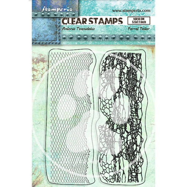 Stamperia, Clear Stamps, Songs Of The Sea, Double Border