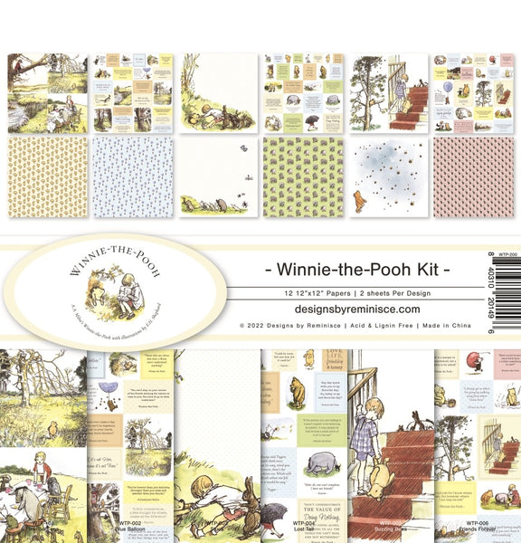 Reminisce Collection Kit 12"X12", Winnie The Pooh