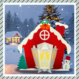 CrafTreat DIY Paper Lanterns, Winter House