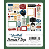 Echo Park Cardstock Ephemera 34/Pkg, Frames & Tags, Wizards & Company