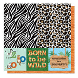 PhotoPlay, A Day At The Zoo Double-Sided Cardstock 12"X12", Zootastic