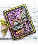 Tim Holtz Cling Stamps 7"X8.5", Retro Halloween (CMS092)