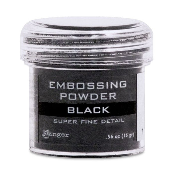 Super Fine Detail Embossing Powder, Black