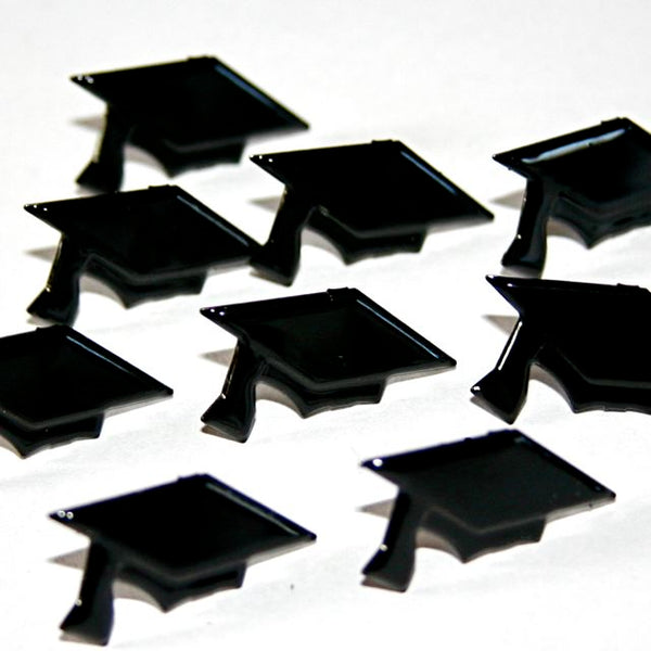 Shape Brads 12/Pkg, Graduation Hats