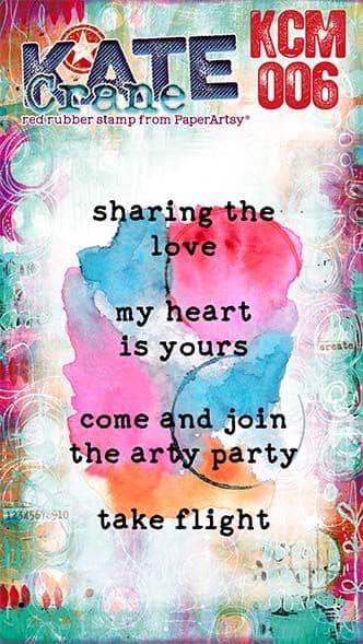 PaperArtsy, Kate Crane Mini 006 (trimmed, on EZ)