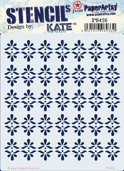 PaperArtsy, Kate Crane, PA Stencil 426