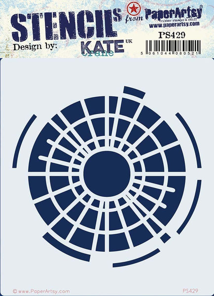 PaperArtsy, Kate Crane, PA Stencil 429