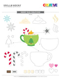 Spellbinders Etched Dies From Merry Mug & Circle Delights Collection By Nichol Spohr, Merry Mug Creations (S4-1311)