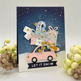 Spellbinders, Etched Dies From Wonderland, Yuletide Ride (S4-1462)