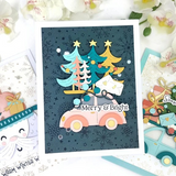 Spellbinders, Etched Dies From Wonderland, Yuletide Ride (S4-1462)