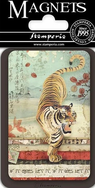Stamperia Magnet 2.25"X3.25", Tiger