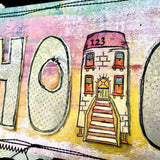 PaperArtsy, Zini 49 (Zinski Mini 49), Red Rubber Stamp