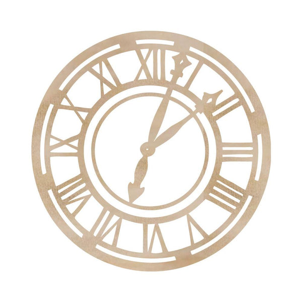 Kaisercraft, Wood Flourishes, Roman Clock Face - Scrapbooking Fairies