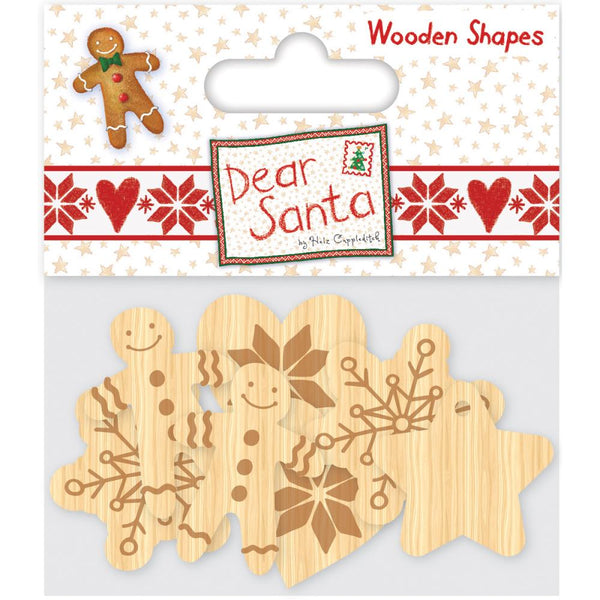 Helz Cuppleditch, Helz Dear Santa Wooden Shapes