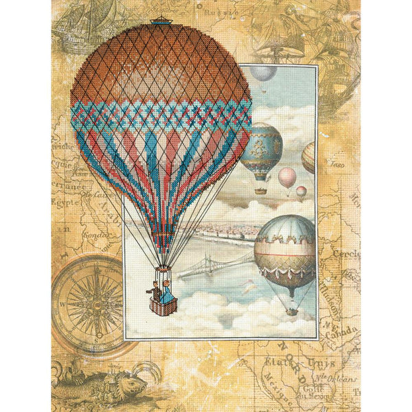 Riolis, Around The World Stamped Cross Stitch Kit