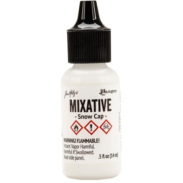 Tim Holtz Alcohol Ink Metallic Mixatives, Snow Cap