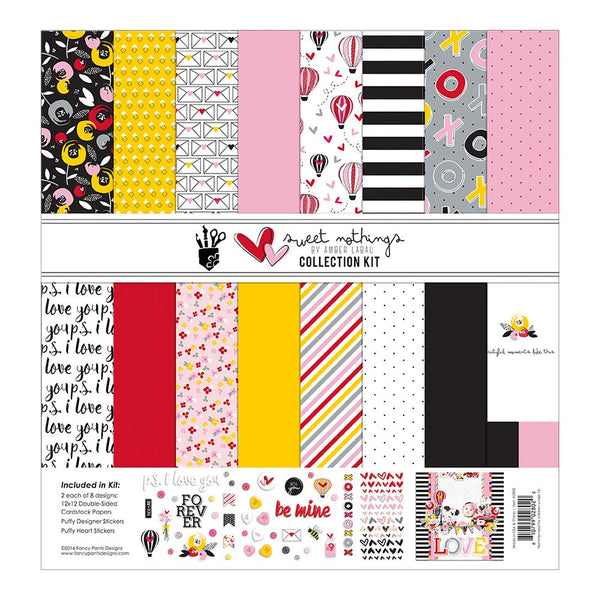 Fancy Pants Designs Collection Kit 12"X12", Sweet Nothings - Scrapbooking Fairies