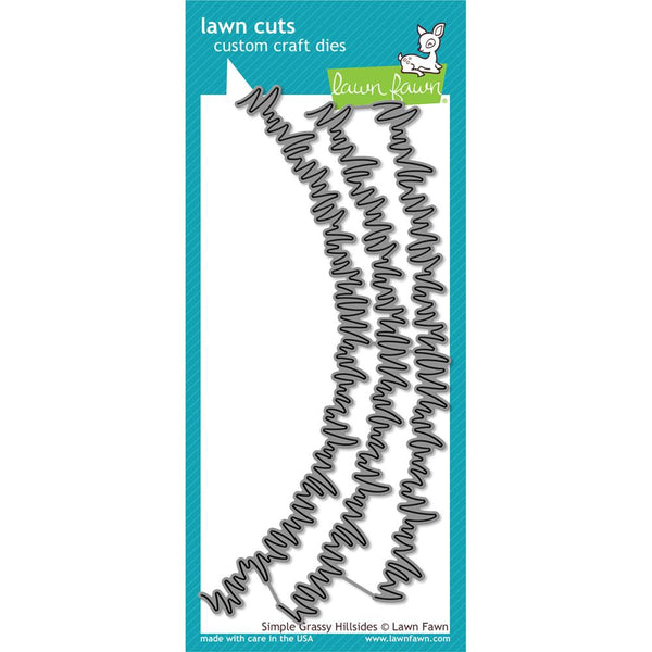 Lawn Fawn, Simple Grassy Hillsides, Thinlits Dies