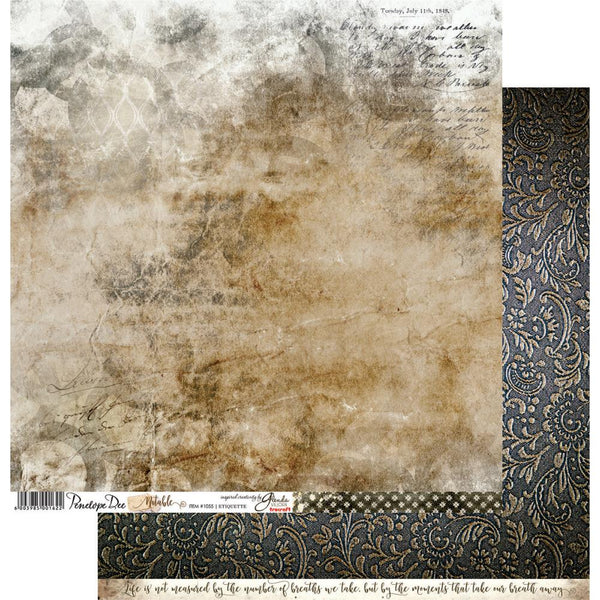 Penelope Dee, Notable Double-Sided Cardstock 12"X12", Etiquette