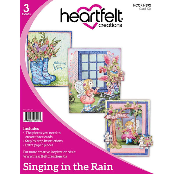 Heartfelt Creations - Singing in the Rain Card Kit - Scrapbooking Fairies